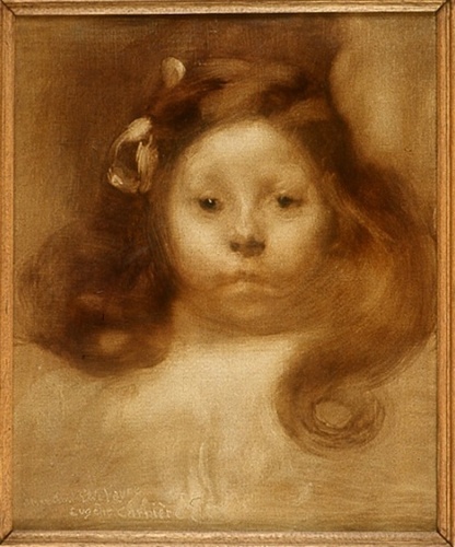 Eugène Carrière - Portrait d'Elisabeth Faure