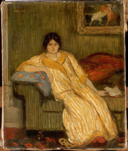Théophile Alexandre Steinlen - Femme assise dans un canapé
