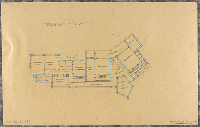 Marcel Guilleminault - Second projet pour la propriété de Mr Bouilliant, au golf...