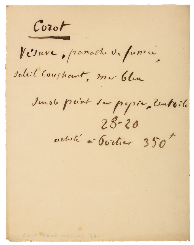 Panachej Notes Note ayant trait à l’œuvre