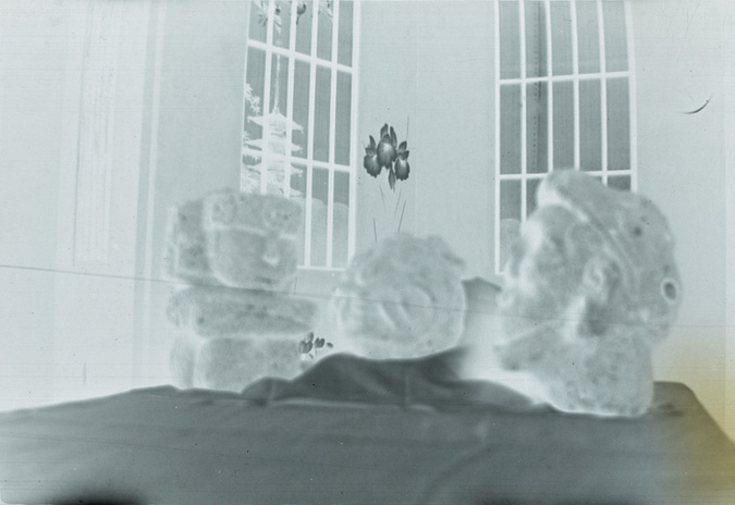 Paul Burty Haviland - Objets d'art précolombiens, deux têtes et petits objets