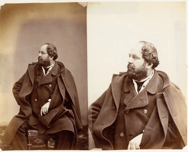 André Adolphe Eugène Disdéri - M. Brésil assis, en deux poses