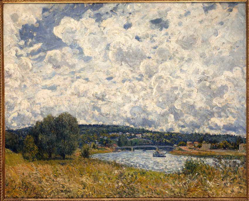 Alfred Sisley - La Seine à Suresnes