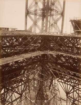 Louis-Emile Durandelle - Vue prise de la première plate-forme vers le bas de la ...