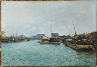 Alfred Sisley - Vue d'un port