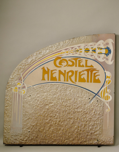 Hector Guimard - Enseigne pour le Castel Henriette