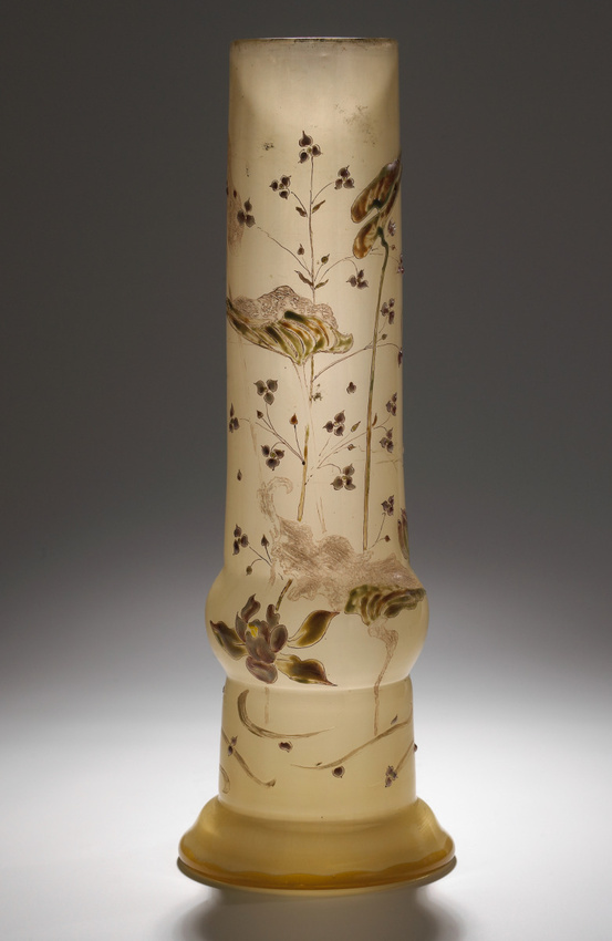 Emile Gallé - Vase à décor de sagittaires
