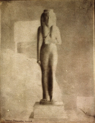Théodule Devéria - Karnak - Statue d'Amenartas