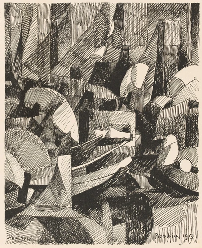 Alfred Stieglitz - "New York", dessin de Francis Picabia