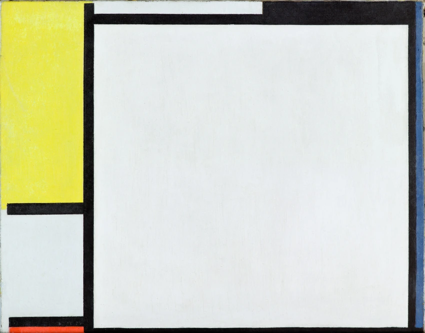 Piet Mondrian - Composition en rouge, jaune et bleu