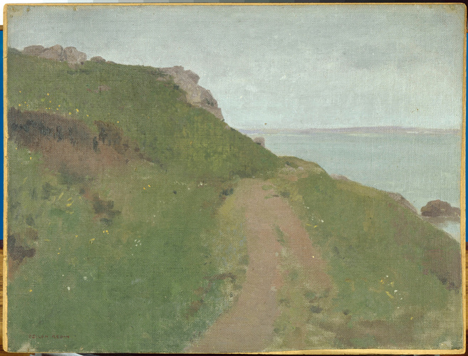 Odilon Redon - Chemin près de la mer