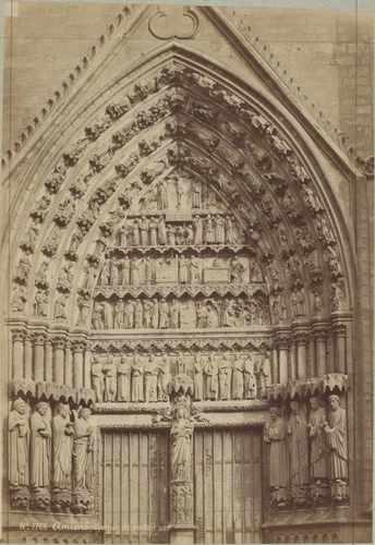 Séraphin Médéric Mieusement - Amiens, tympan du portail sud