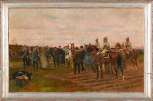 Edouard Detaille - Les Otages, souvenir de la campagne 1870-71