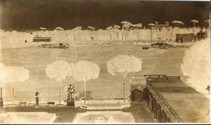 Alfred-Nicolas Normand - Villa Médicis : la terrasse du Bosco