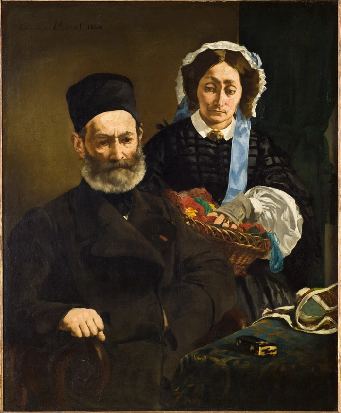 Monsieur et Madame Auguste Manet - Edouard Manet