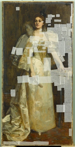 Ferdinand Humbert - Portrait de femme, Mme P.S.