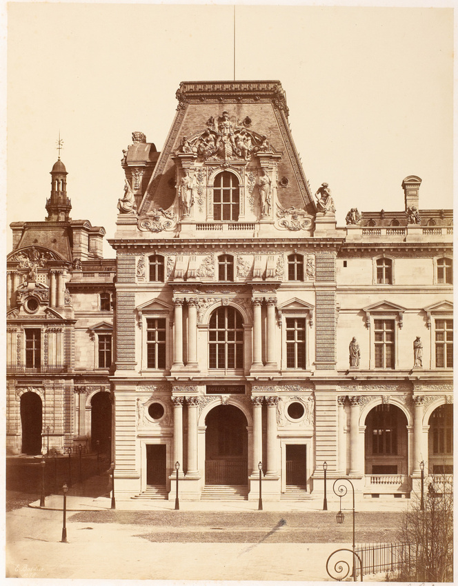 Édouard Baldus - Louvre, le Pavillon Turgot