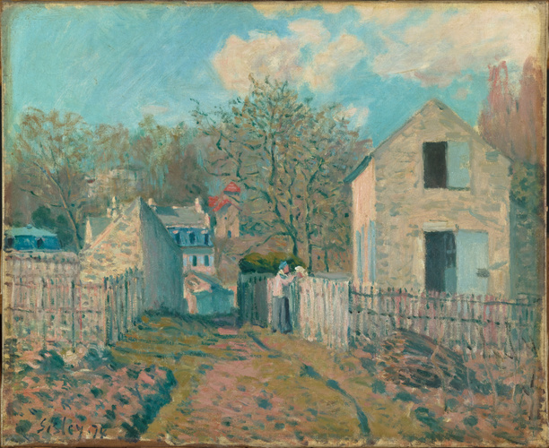 Allée de peupliers aux environs de Moret-sur-Loing - Alfred Sisley