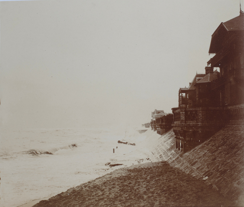 Excursionnistes devant une chaumière Anonyme Musée d'Orsay