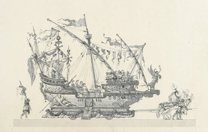 Char allégorique de la ville de Paris - Anonyme | Musée d'Orsay