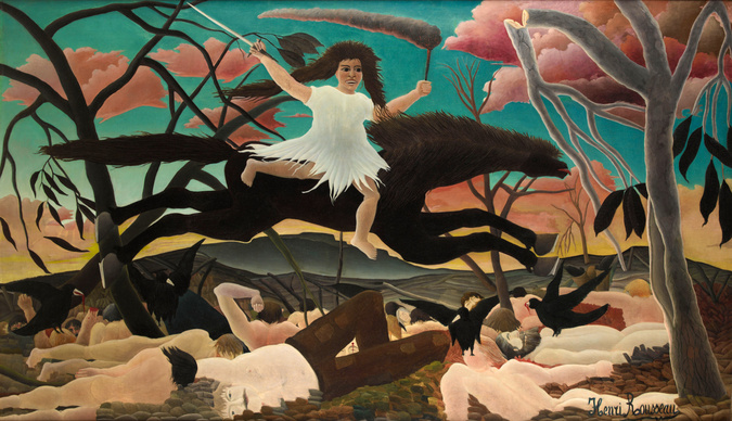 la peinture au musée d'Orsay ８６年 オルセー美術館 La Guerre - Henri Rousseau | Musée d'Orsay