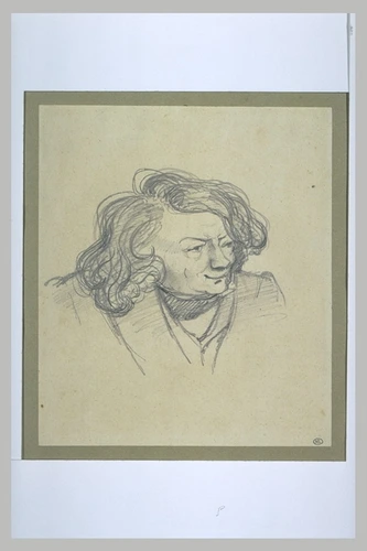 Maurice Sand - Portrait de Pierre Leroux, en buste