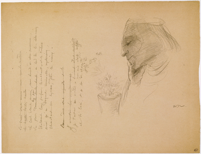Tête de jeune femme, de profil à gauche - Odilon Redon | Musée d'Orsay