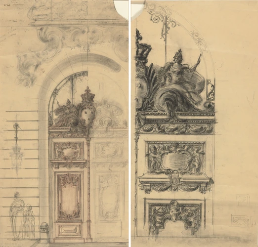 Maurice Boille - Porte monumentale (recto et verso)