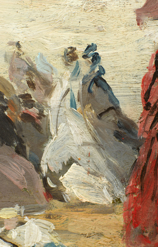 La Plage de Trouville - Eugène Boudin | Musée d'Orsay