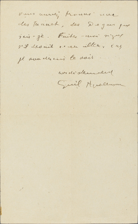 Guillaume Apollinaire - Correspondance manuscrite : Guillaume Apollinaire à Paul...