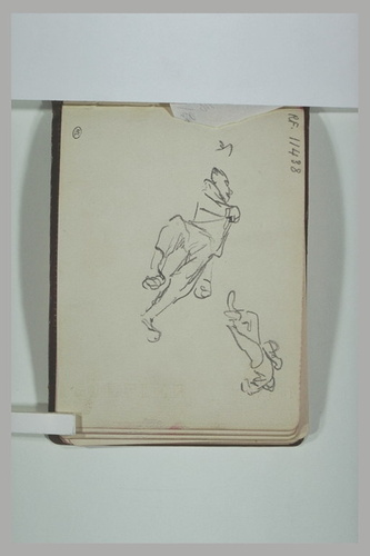 Alphonse de Neuville - Deux soldats étendus sur le dos, morts