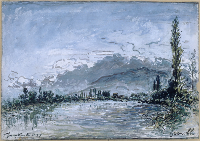 Johan Barthold Jongkind - L'Isère à Grenoble