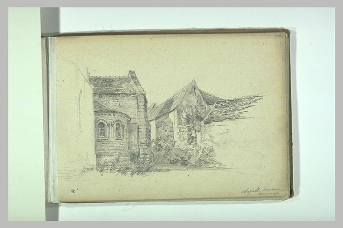 Léonide Bourges - Une chapelle romane d'Auvers-sur-Oise