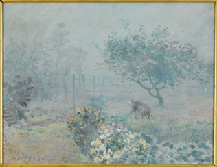 Le Brouillard, Voisins - Alfred Sisley