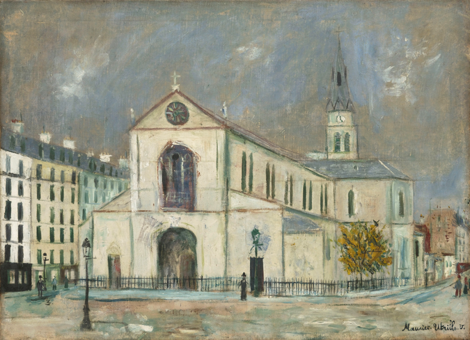 Maurice Utrillo - Eglise de Clignancourt