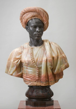 Bronze and Onyx sculpture entitled Sudanese Negro (1857), by Charles  Cordier, at the Musee D'Orsay, Paris Stock Photo - Alamy