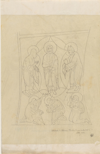 Anonyme - Ancienne cathédrale d'Athènes, fresque d'une voûte