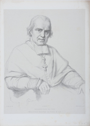 Victor - Portrait de Monseigneur de Pins, administrateur apostolique du diocèse ...