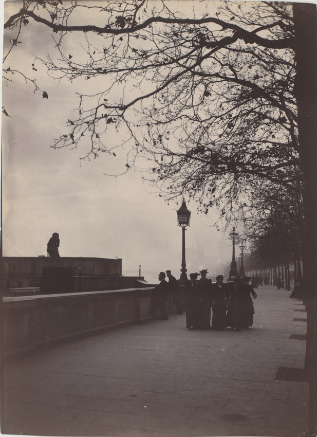 Gabriel Loppé - A Londres, au bord de la Tamise