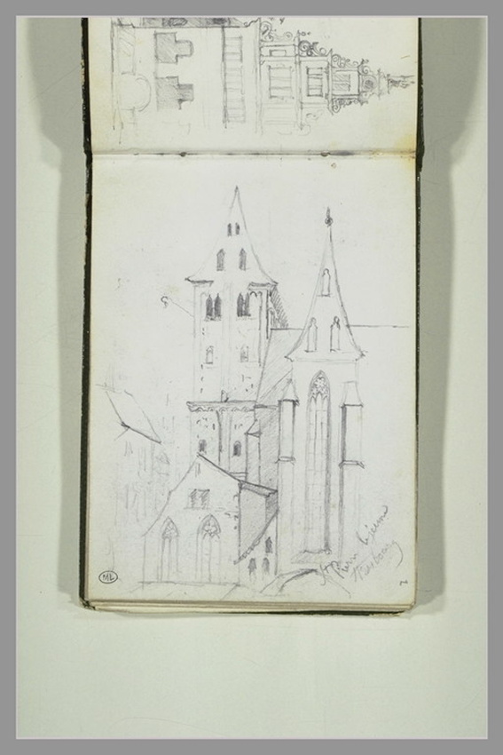 Gustave Courbet - Eglise Saint Pierre le Jeune à Strasbourg