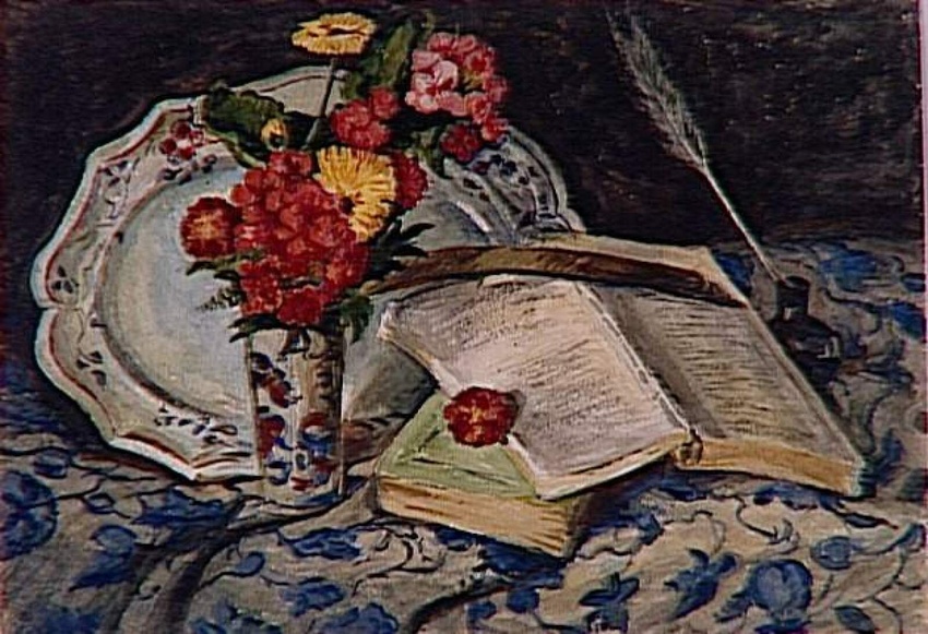 Paul Gachet - Nature morte à l'assiette