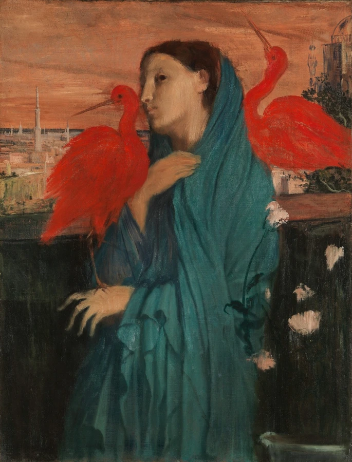 Edgar Degas (18341917), Jeune femme à l’Ibis, 185758