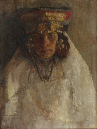 Pascal Dagnan-Bouveret - Tête de femme Ouled Naïl