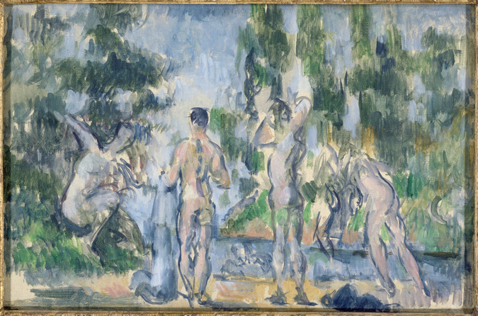 Paul Cézanne - Baigneurs}