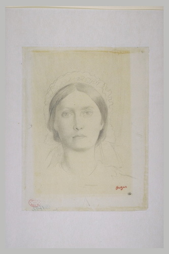 Edgar Degas - Marguerite de Gas, en buste