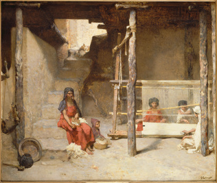 Gustave Guillaumet - Tisseuses à Bou-Saâda