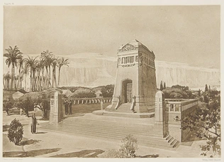 Raoul Brandon - Monument au cimetière catholique Saint-Georges, Le Vieux Caire