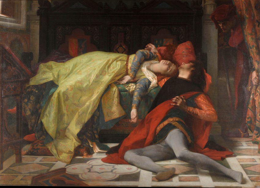 Alexandre Cabanel - Mort de Francesca de Rimini et de Paolo Malatesta