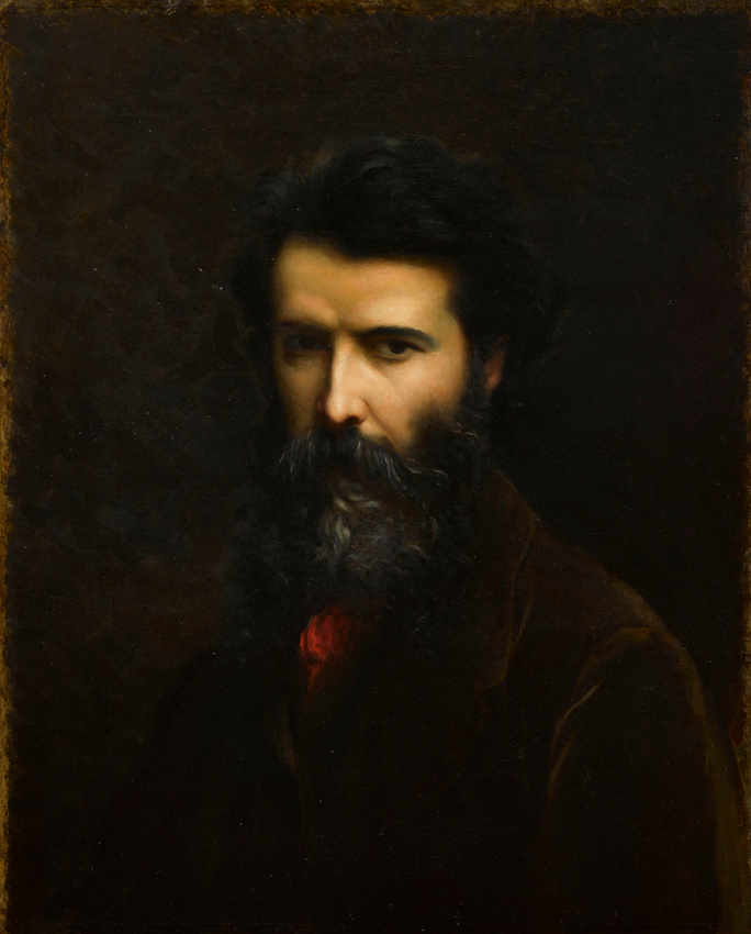 Auguste Félix - Copie de l'Autoportrait à la cravate rouge