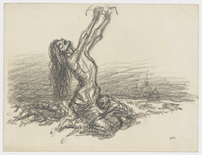 Théophile Alexandre Steinlen - La famine